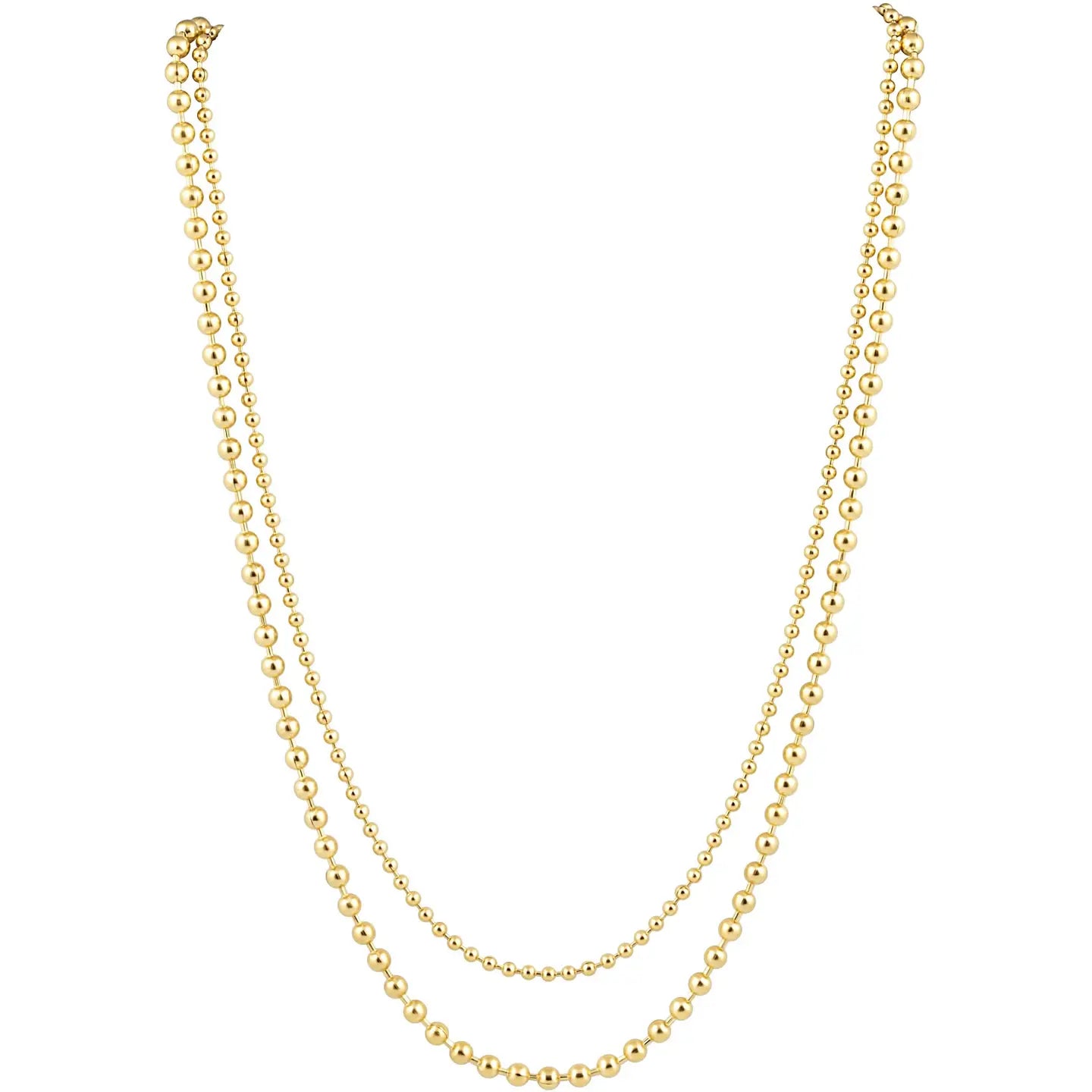 Beaded Double Necklace