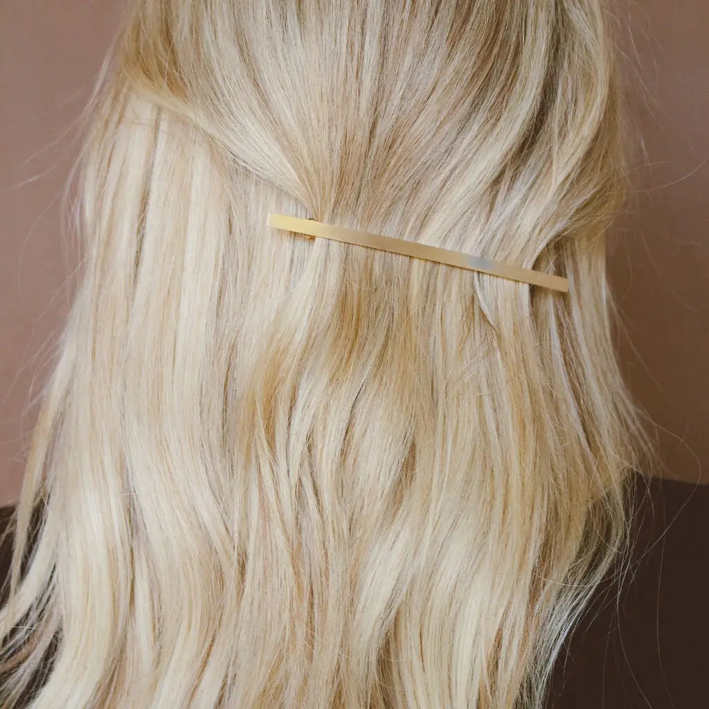 Bronzed Thin French Barrette