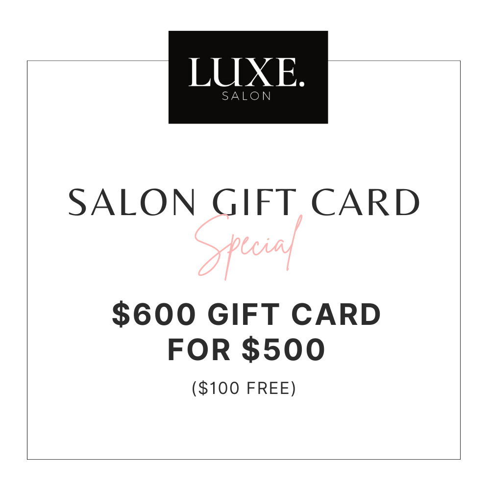 Valentines Day Salon Gift Card Special Luxe. Salon and Spa