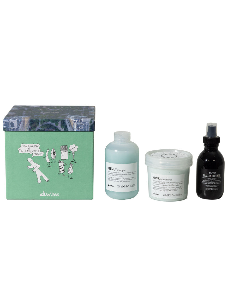 Davines MINU/ + OI Holiday Kit