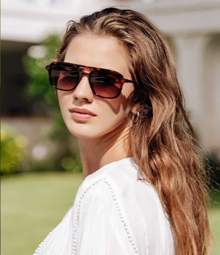 Retro Aviator Sunglasses