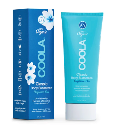 Coola Classic Body Sunscreen Fragrance Free SPF50