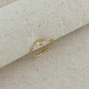 18k Gold Filled Slim Flat Disc Ring