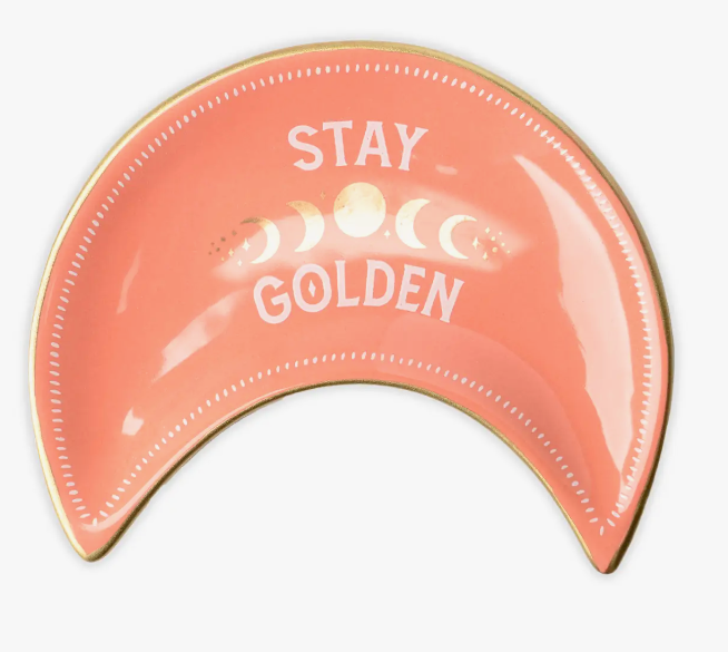 Stay Golden Jewelry Dish
